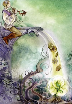 Dream Art - dreamscapes the bard six of pentacles Fantasy